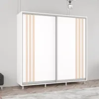 Dulap Mobildor-Lux Aron 250 x 60 x 220 / PAL / Alb photo 3