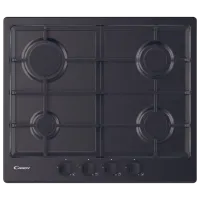 Plită încorporabilă pe gaz Candy CHG6BRBB Oțel emailat / Black