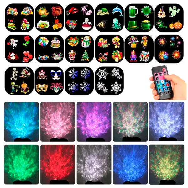 Proiector LightWave Double Tube Water Pattern Multicolor /  photo 4