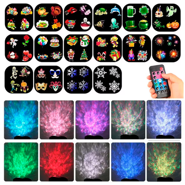 Proiector LightWave Double Tube Water Pattern Multicolor /  photo 4