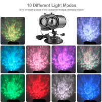Proiector LightWave Double Tube Water Pattern Multicolor / photo 6