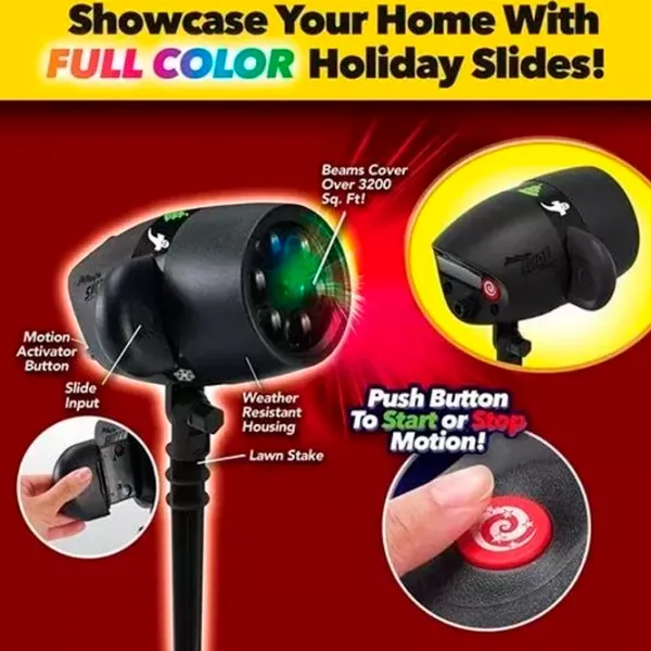 Проектор LightWave Outdoor Projection Light 12 Slides Разноцветный /  photo 2
