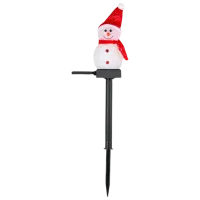 Felinar pentru grădină LightWave Snowman Ground Lights Plastic / Red