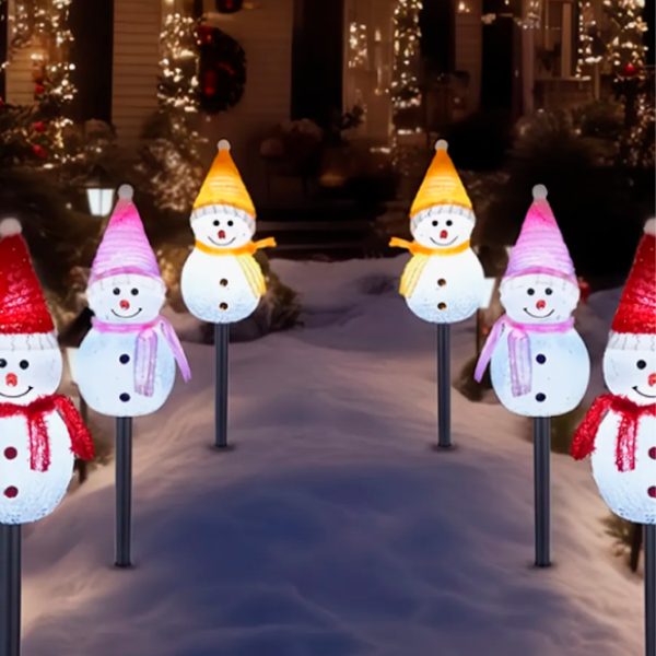 Садовый фонарь LightWave Snowman Ground Lights Пластик / Красный photo 2