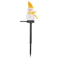 Felinar pentru grădină LightWave Snowman Ground Lights Plastic / Yellow