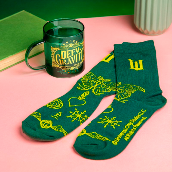 Кружка и носки Paladone Wicked Glass Mug and Socks Elphaba 370 мл photo 3