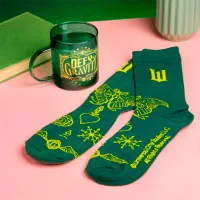 Кружка и носки Paladone Wicked Glass Mug and Socks Elphaba 370 мл photo 3