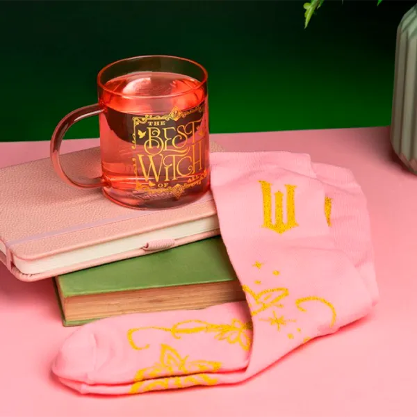 Кружка и носки Paladone Wicked Glass Mug and Socks Glinda 370 мл photo 2