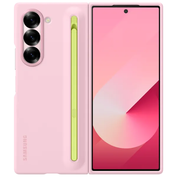 Husă pentru smartphone Samsung Galaxy Z Fold 6  Samsung / Book Cover / TPU / Pink photo 1 Husă pentru smartphone Samsung Galaxy Z Fold 6  Samsung / Book Cover / TPU / Pink photo 1