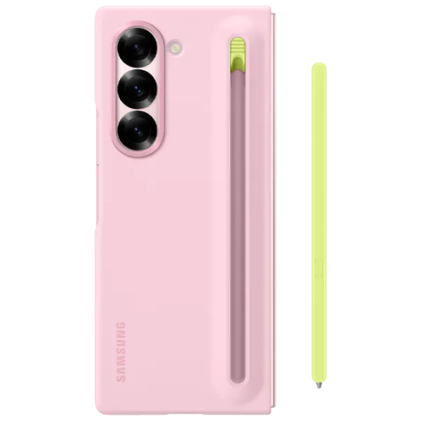 Husă pentru smartphone Samsung Galaxy Z Fold 6  Samsung / Book Cover / TPU / Pink photo 5 Husă pentru smartphone Samsung Galaxy Z Fold 6  Samsung / Book Cover / TPU / Pink photo 5