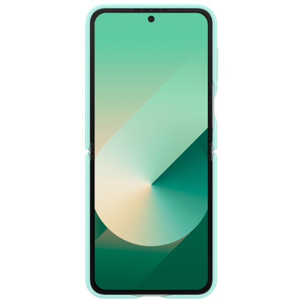 Husă pentru smartphone Samsung Galaxy Z Flip 6 Samsung / Back / Piele ecologică / Mint Green photo 2 Husă pentru smartphone Samsung Galaxy Z Flip 6 Samsung / Back / Piele ecologică / Mint Green photo 2