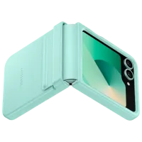Чехол для смартфона Samsung Galaxy Z Flip 6 Samsung / Back / Экокожа / Мята Зеленый photo 5