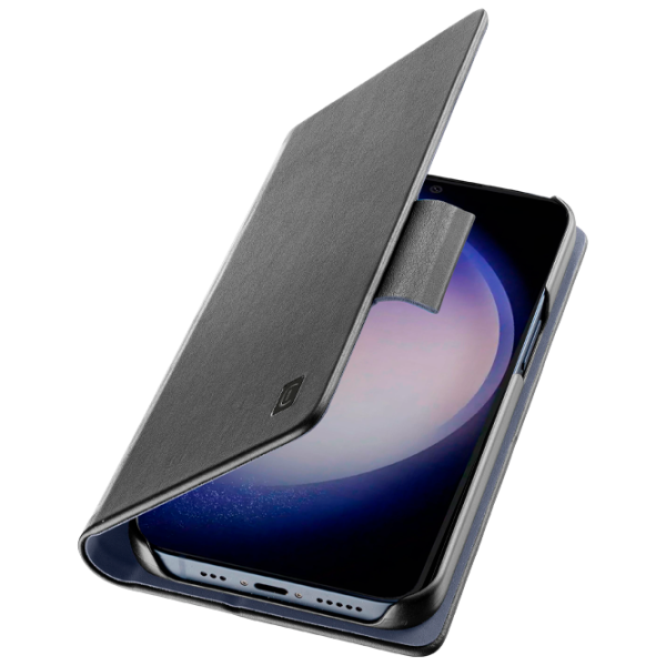 Чехол для смартфона Samsung Galaxy S24 FE Cellularline / Чехол книжка / Кожа / Черный photo 1 Чехол для смартфона Samsung Galaxy S24 FE Cellularline / Чехол книжка / Кожа / Черный photo 1