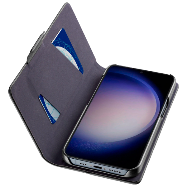 Чехол для смартфона Samsung Galaxy S24 FE Cellularline / Чехол книжка / Кожа / Черный photo 2 Чехол для смартфона Samsung Galaxy S24 FE Cellularline / Чехол книжка / Кожа / Черный photo 2