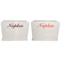 Suport pentru șervețele S&T 2264  Ceramică / White