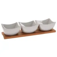 Set pentru aperitive EH 25898  Porțelan / 4