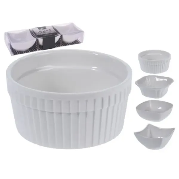 Set pentru aperitive EH 38876  Porțelan / 3 photo 2