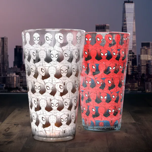 Pahar Paladone Marvel Spiderman Cold Change Glass 0.4l / Sticlă / Multicolor photo 3