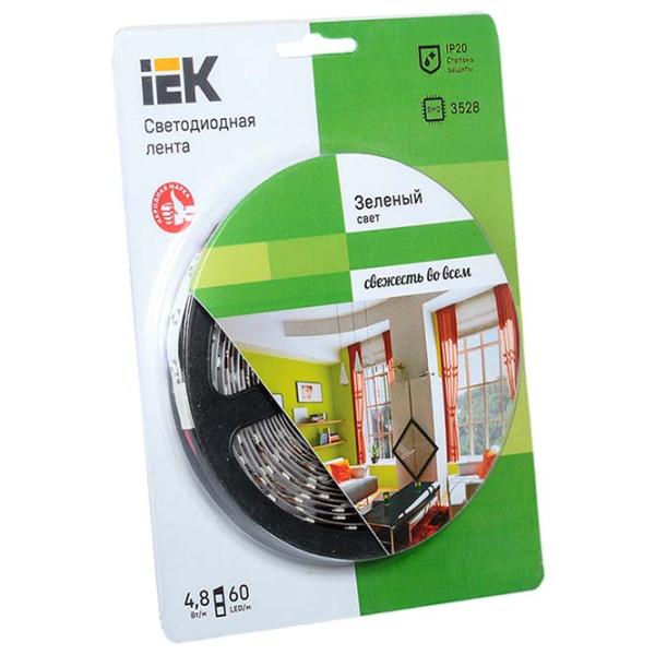 Bandă Led IEK LSR-3528G60-4.8-IP20-12V 5 m / Green photo 1 Bandă Led IEK LSR-3528G60-4.8-IP20-12V 5 m / Green photo 1