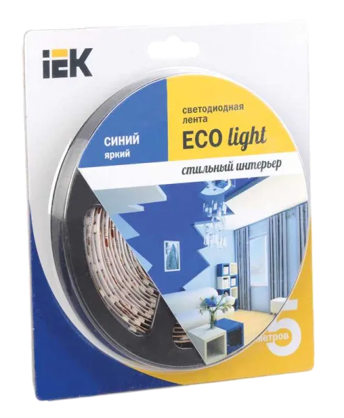 Bandă Led IEK LSR-3528B60-4.8-IP20-12V 5 m / Blue photo 1 Bandă Led IEK LSR-3528B60-4.8-IP20-12V 5 m / Blue photo 1