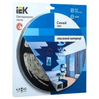 Светодиодная лента IEK LSR-3528B60-4.8-IP65-12V 5 м / Синий