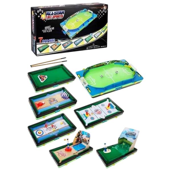 Настольная игра Miscellaneous 7-in-1 3+/ Настольный футбол photo 2 Настольная игра Miscellaneous 7-in-1 3+/ Настольный футбол photo 2