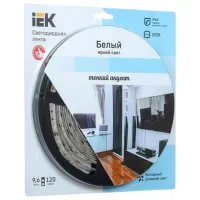 Светодиодная лента IEK LSR-3528W120-9.6-IP65-12V 5 м / Белый