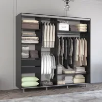 Dulap Mobildor-Lux Aron 230 x 60 x 200 / PAL / Antracit photo 2