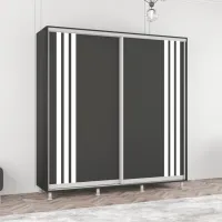 Dulap Mobildor-Lux Aron 270 x 60 x 200 / PAL / Antracit photo 3