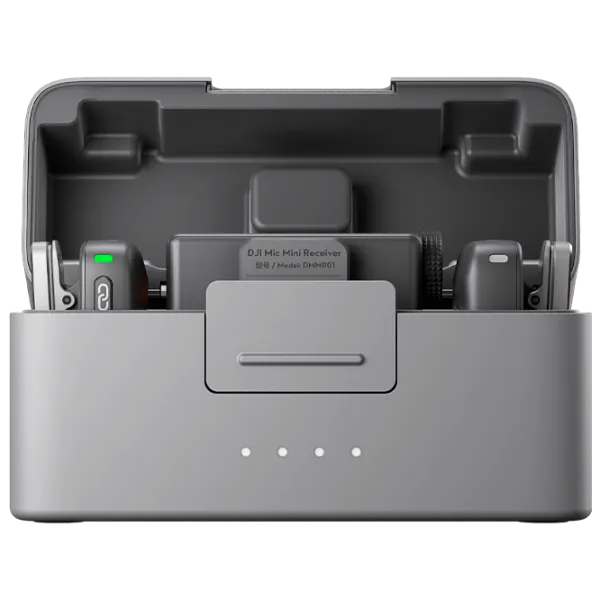 Microfon DJI Mic Mini (2 TX + 1 RX + Charging Case) Black photo 1