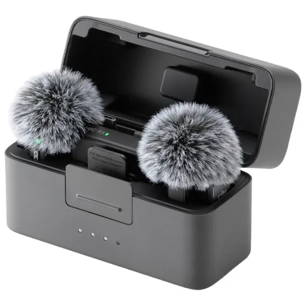 Microfon DJI Mic Mini (2 TX + 1 RX + Charging Case) Black photo 3