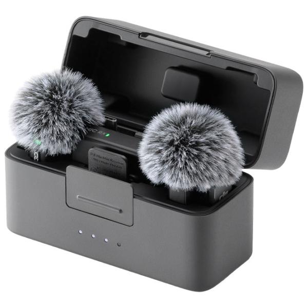 Microfon DJI Mic Mini (2 TX + 1 RX + Charging Case) Black photo 3