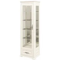 Витрина для гостиной Neman МН-126-12-1 ДСП / Кремовый