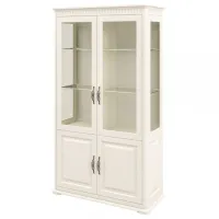 Витрина для гостиной Neman МН-126-19 ДСП / Кремовый