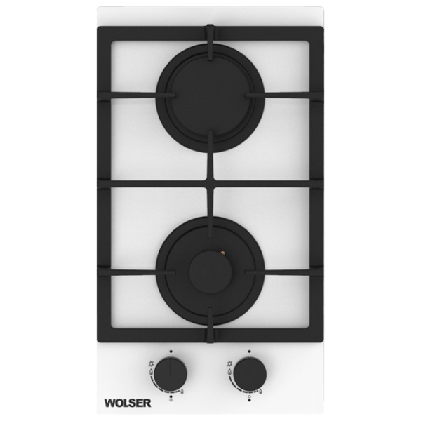Plită încorporabilă pe gaz Wolser WL-BRD 6202 Inox / White photo 1