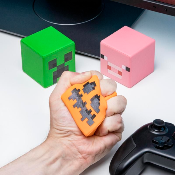 Игрушка антистресс Paladone Minecraft Stress Blocks V2 Creeper Зеленый / 3+ photo 3
