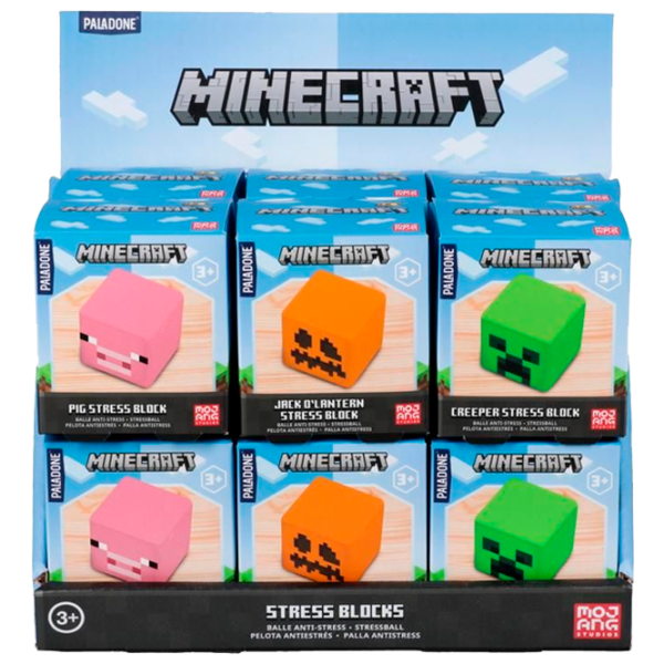 Игрушка антистресс Paladone Minecraft Stress Blocks V2 Creeper Зеленый / 3+ photo 5