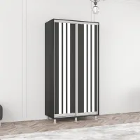 Шкаф Mobildor-Lux Aron 120 x 60см x 220 / ЛДСП / Antracit photo 2