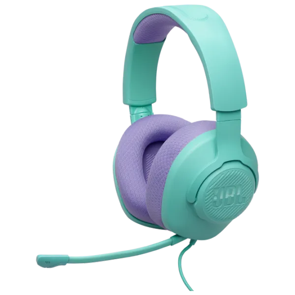 Căști JBL Quantum 100M2 Purple Green Cu fir/ Gaming photo 1 Căști JBL Quantum 100M2 Purple Green Cu fir/ Gaming photo 1