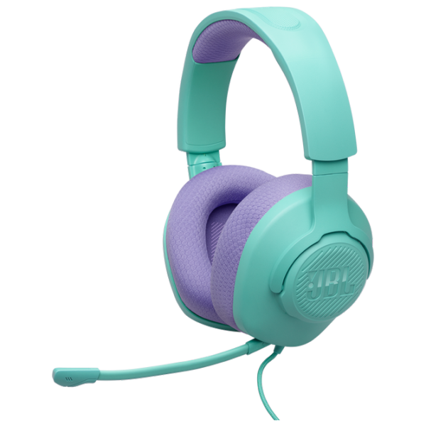 Căști JBL Quantum 100M2 Purple Green Cu fir/ Gaming photo 1 Căști JBL Quantum 100M2 Purple Green Cu fir/ Gaming photo 1