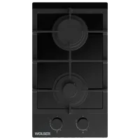 Plită încorporabilă pe gaz Wolser WL-BRD 6201 BLACK FFD Sticlă călită / Black