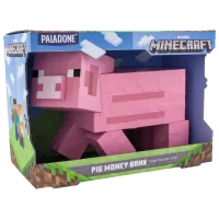 Копилка Paladone Pig Money Bank V2 PP6590MCFV2 Minecraft / Черный Розовый