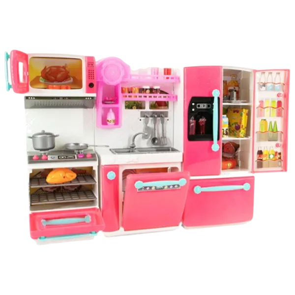 Mobilier pentru păpușă ICOM 7136701 6927136701080 set de bucătărie / 3+ photo 1