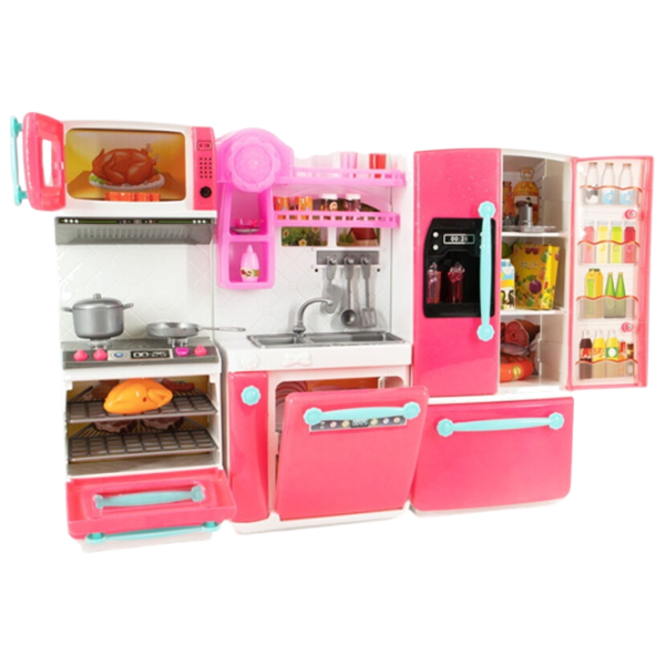 Mobilier pentru păpușă ICOM 7136701 6927136701080 set de bucătărie / 3+ photo 1