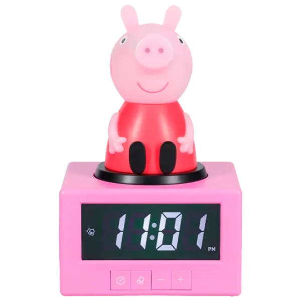 Deșteptător Paladone Icon Alarm Clock PP12729PP Peppa Pig / Multicolor Pink photo 2