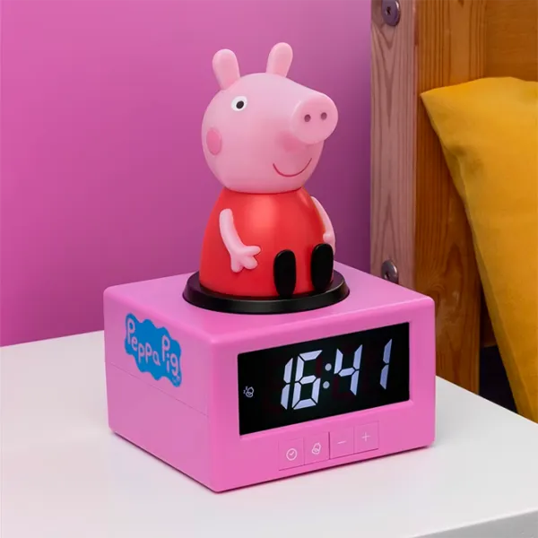 Deșteptător Paladone Icon Alarm Clock PP12729PP Peppa Pig / Multicolor Pink photo 5