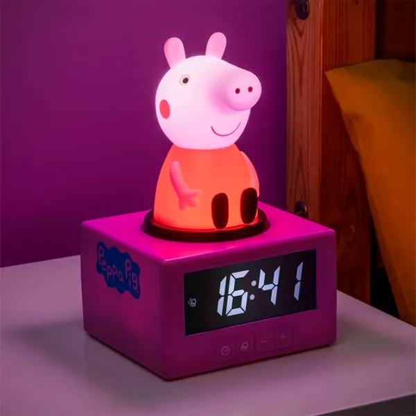 Deșteptător Paladone Icon Alarm Clock PP12729PP Peppa Pig / Multicolor Pink photo 6
