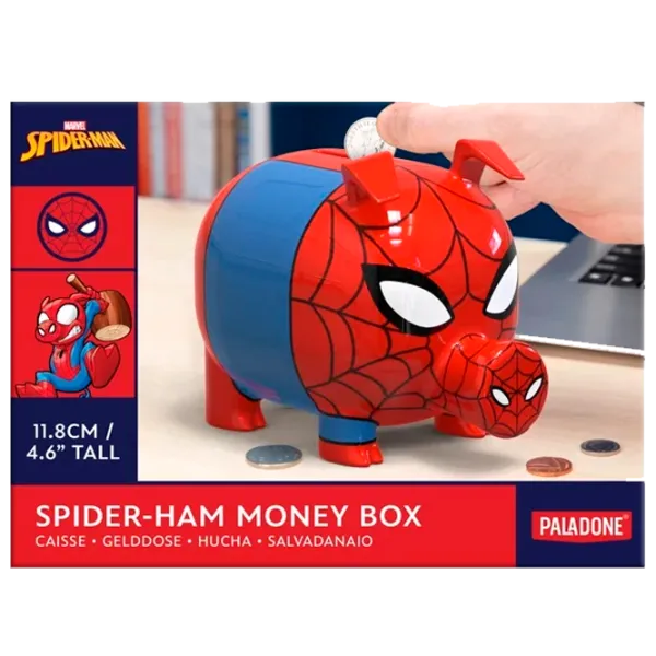  Pușculiță Paladone Spiderman SpiderHam Money Box PP13696SPM Marvel / Blue Red photo 1