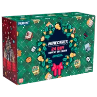 Календарь Paladone 24 Boxes Advent PP13846MCF Minecraft / Черный Зеленый