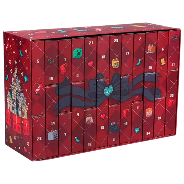 Календарь Paladone 24 Boxes Advent PP13846MCF Minecraft / Черный Зеленый photo 3